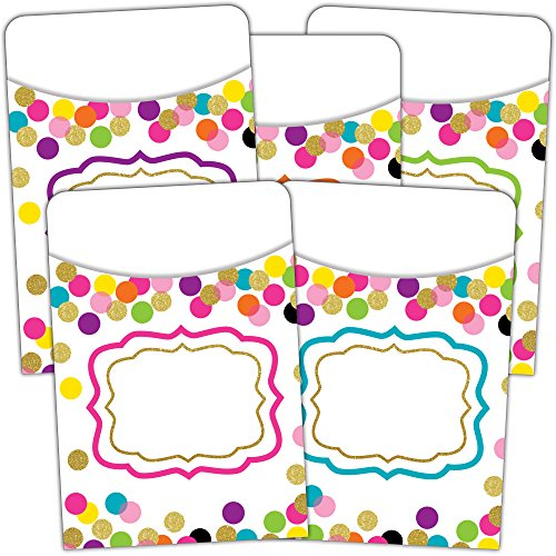Konfetti-Bibliothekstaschen – Multipack