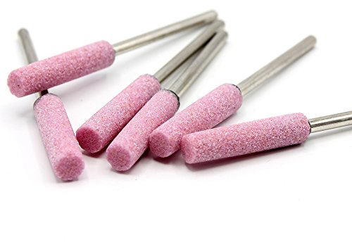 6x Schleifsteine Sägekette schärfen 6mm für Dremel, Proxxon Schleifer Schleifstein