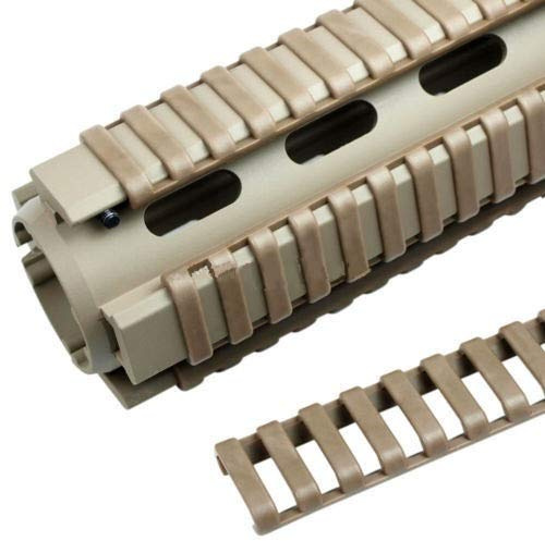 ZEITWISE Handschutz/Hand Guard für 20 mm Weaver Picatinny Schiene (Beige) Handguard Weaver