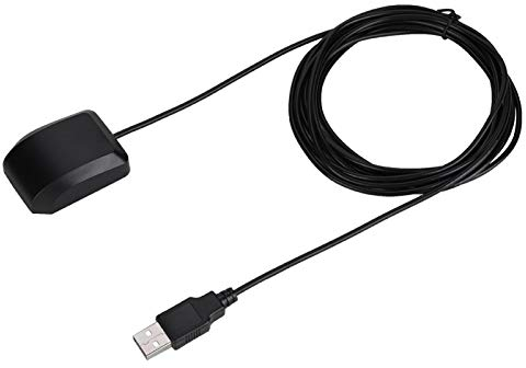 USB GPS Empfänger Antenne,2 IN 1 Auto GPS GLONASS Active Receiver Antenne Adapter,Outdoor Navigator USB GPS+GLONASS Signale mit 3 Meter Kabel für Laptop PC Auto Navigation