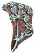 Tree Carved Wooden Printing Block Stamp Indian Print Textile Fabric Border BP356