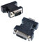 Oiyagai Lot de 2 Adaptateurs DVI-I Femelle vers VGA Mâle, DVI 24+5 vers VGA, Noir