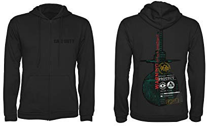 Call of Duty: Zipper Hoodie Protect Black Size XL