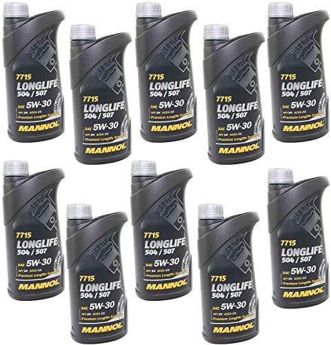 Motoröl MANNOL 5W30 Longlife API SN 10 X 1 Liter