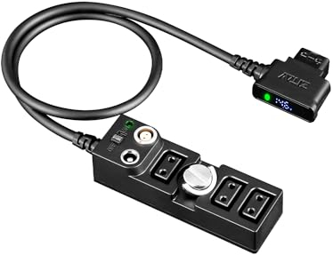 ZITAY D-Tap Splitter D-Tap Verteiler DTAP Hub Stromkabel für RED ARRI Kameras IDX TILTA Steadicam