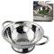 Twin Handled Colander -Pasta Drainer, Wash Fruit & Veg, Steamer Basket, Strainer Basket, Sieve & Serve (24cm Twin Handle Colander)
