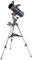 Refraktierendes Teleskop, verstellbar, tragbar, Reiseteleskope für Astronomie, Brennweite, 1000 mm, Vergrößerung, 100-fache Aluminiumbeschichtung mit äquatorialer Halterung