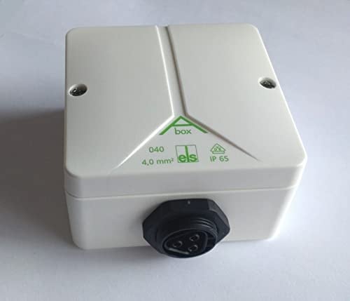 Eaglerise Wassergeschützte Einspeisesteckdose für Balkonkraftwerk - IP65 - 93 x 93 x 55 mm - 0% MwSt.