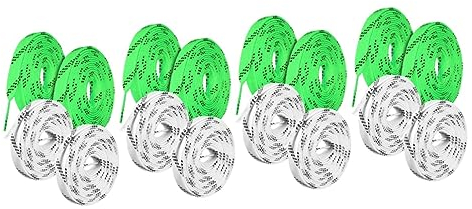 BESPORTBLE 8 Paare Schnürsenkel Riemen Für Hockey-Sportschuhe Lässige Schuhbindung Eishockey Liefert Schlittschuhzubehör Zubehör Für Eishockeyschuhe Sportzubehör Übungsrolle Haupt Polyester
