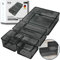 NEAT AND NICE - 4 teilig schwarz + transparent Schubladen Organizer inkl. Antirutsch-Pads in 3 versch. Größen | Schubladen Ordnungssystem für Büro Bad Küche | Make Up Organizer für Schminktisch