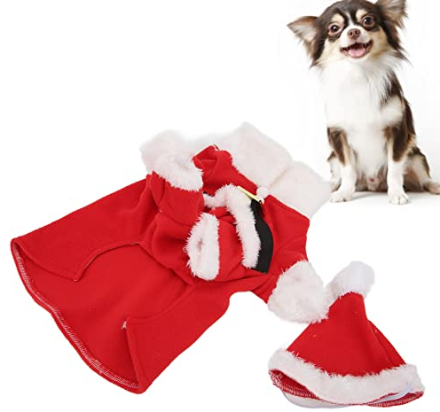 Hunde-Weihnachtskostüme Mit Mütze, Hunde-Weihnachtsmann-Kostüm, Hunde-Weihnachtsmann-Mütze, Lustiges Hunde-Weihnachtskostüm, Katzen-Party, Neujahr, Cosplay Für Haustier, Katze, Hund(S)