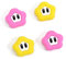 DLseego Joystick Kappen für Switch/Lite/OLED,Switch Joy Con Grip Daumenkappen Switch Zubehör Silikon Thumb Grip Analog Stick Cover Joy Con Controller Kappen,Gelbe und rosa Gerbera