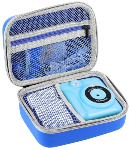 Kasanni Sac de Rangement pour Appareil Photo pour Enfants Compatible avec Seckton Deker Miiulodi Kids Digital Camera Storage Portable Instant Camera Storage Case (Pack Uniquement)