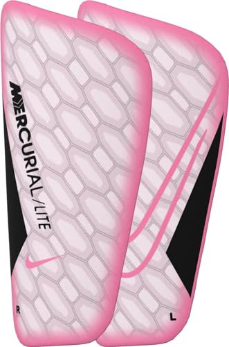 Nike Mercurial Lite Fußball-Schienbeinschoner, Sunset Pulse/Black/Sunset Pulse, DN3611-675, XL