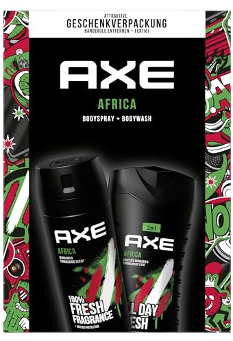 AXE Geschenkset Bodyspray + Duschgel Africa (150 ml + 250 ml) 8 Stück