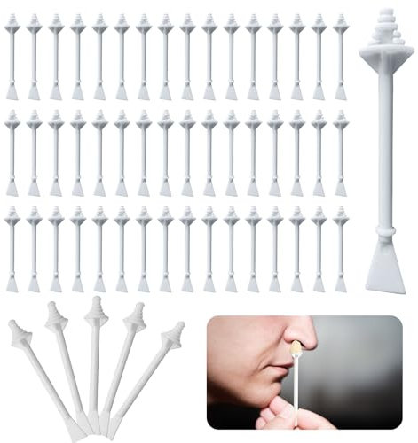 Soleeya 120 Stück Nasenwachs Stäbchen, Nasenhaar Wachs Applikatoren für Männer und Frauen Nasenwachs Applikatoren Multifunktional Nasenwachs Sticks zur Reinigung Der Nasenlöcher
