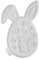 Resin Harz Buchstaben Silikonformen Ostern Silikonform Osterhase Silikon Gießform Ostern Silikonform Osterei Gipsformen Zum Gießen Osterhase Epoxidharz Formen Silikon Ostern Gipsformen (D, One Size)