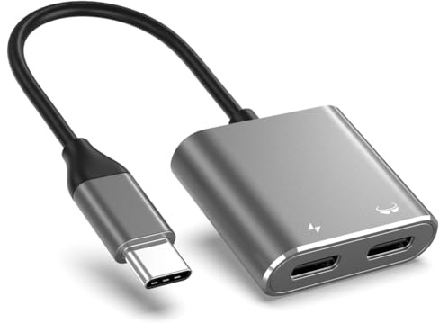 Cenei USB C Docking Hub for AR Glasses 100W Fast Charging Adapter Type-C AR Glasses Charger for AIR/2 Glasses