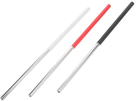 LOLIPPYY Dreieck Schlägel Tragbar Verbessert Musikalisches Erlebnis aus Zinklegierung und Abs 3 Stück für Musiker Unterwegs Geeignet für Percussion Instrumente
