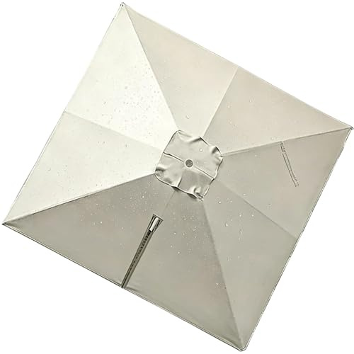 Copertura Di Ricambio Per Ombrellone da Giardino, 8 Stecche Telo Di Ricambio Per Ombrellone Quadrato 2.5x2.5/3x3/4.0x3.0m, Impermeabile Baldacchino Di Ricambio Ombrellone(Color3,8Ribs:300x300cm)