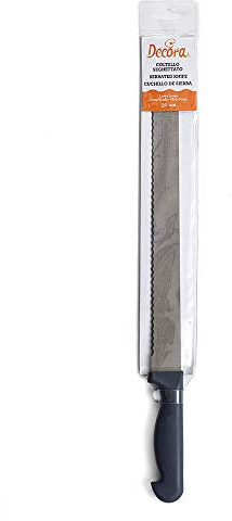 Decora 0271010 Couteau À GÉNOISE 30 CM, Acier, INOX, 30 x 3 x 2 cm