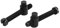 sourcing map Chainsaw Tension Adjuster Screw Nut Black 2pcs for Electric Saw