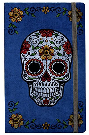 Stifflexible Calaca Blue Notebook, 5 X 8.25, Pages, 85 gsm Natural White Paper (053M)