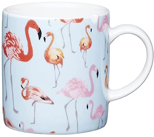 Kitchen Craft Tasse à café en Porcelaine Flamingo Multicolore 80 ML 8 x 6 cm