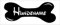 Gravola Hundeknochen, Dog Bone, Knochen mit Namen Aufkleber Sticker in 15X8cm