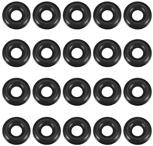 sourcing map 20 Stück Metrische Nitrilkautschuk O-Ringe Dichtung Gummi 12 mm Außendurchm. 5 mm Innendurchm. 3.5 mm Breite