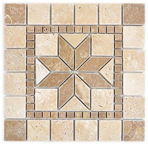Decorazione 30,5x30,5x1 Prater chiaro, noce mosaico piastrelle parete piastrelle specchio cucina bagno