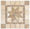 Decorazione 30,5x30,5x1 Prater chiaro, noce mosaico piastrelle parete piastrelle specchio cucina bagno