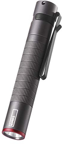 EMOS - CREE-LED-Metall-Taschenlampe Ultibright 50 - stoßbeständig und wasserdicht - superhell 100lm, max. 65m - mit Clip und Handgriff - IP65 für Innen- und Außenbereich - schwarz