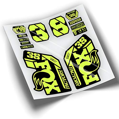 Fox 38 Factory 2021 Farben WP433 Neongelb