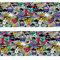 Sunnywall® Wandbordüre Graffiti einzigartiges Design | Baby- Kinderzimmer Dekoration | hochwertiges Tapetenvlies | 400 x 12 cm