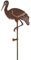 B2S BACK2SEASON Storch am Stab Stecker Edekrost Metall Garten Tier Beetstecker Gartenstecker H=ca. 66 cm