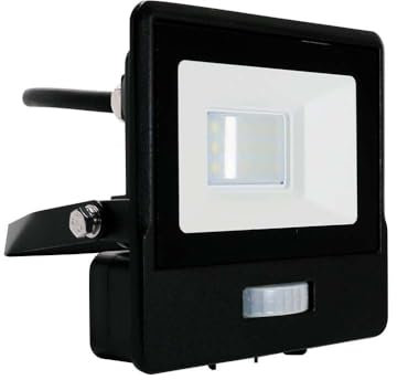 LED-Fluter, Bewegungsmelder VT-118S-1 (20282) EEK: F, 10W, 735 lm, 6500K, schwarz