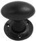 VIBE Mortice Knob Unsprung 63mm on Black Antique Door Handle Knob on Black Antique for Internal Doors