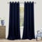 KOUFALL Navy Blue 10FT Curtains for Sliding Glass Door Living Room 2 Panels Grommet Blackout Darkening Room Divider Curtains for Bedroom XL Long Windows, Dark Blue, 52x120