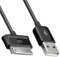 Cable de Carga y Transferencia de Datos USB Negro Compatible con Samsung Galaxy Tab 2 10.1 P5100 Cargador
