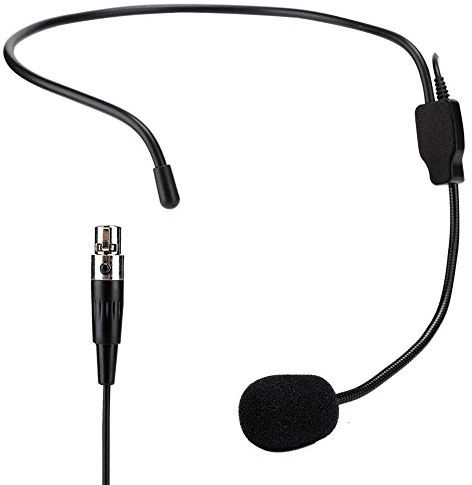 Headset Mikrofon Kabellos,XLR-Headset-Mikrofon,Headset-XLR,Mikrofone,XLR 3-Poliger Ta3F-Stecker,Professionelles Kabelloses Headset-Mikrofon Für Kopfbedeckung