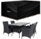 Futura Premium Rectangular Garden Furniture Covers Waterproof 170x94x71cm, Heavy Duty 600D Oxford Fabric Outdoor Table, Patio & Rattan Garden Furniture Covers, PVC Lined, Air Vents and UV Safe