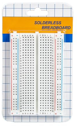 SHILLEHTEK 400 Point Breadboard for Arduino, Raspberry Pi, ESP32, and Other Microcontrollers, DIY Breadboard for Jumper Wires and Connectors
