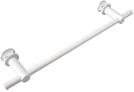 Heilmetz Handtuchhalter für Heizkörper, 460mm Handtuchstange Einfache Montage auf Badheizkörper und Handtuchheizkörper Stabil Handtuchhalter Heizkörper Weiß