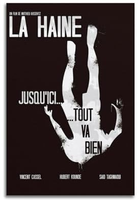 suumyo Filmposter La Haine, Raumdekoration, ästhetisches Poster, künstlerisches Poster für Schlafzimmer, Wohnzimmer, Wände, 20 x 30 cm, ungerahmter Stil