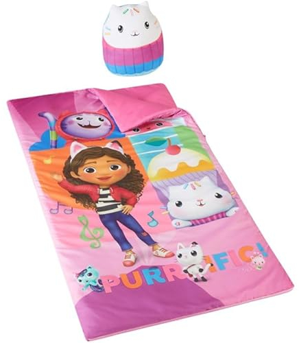 Idea Nuova Mädchen Slumber Schlummer und Kissen, Gabbys Puppenhaus, 54x30