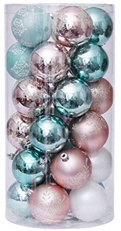 1 Set 6 cm/30 Stück Weihnachtsschmuck Party Hochzeit Baum hängende Dekoration Weihnachtsbaum groß