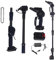 GAFENO 2 in 1 Cordless Pole Saw, Mini Chainsaw, Telescopic Long Reach Pruner, 24V Li-Ion Battery Powered 2.0AH Battery Electric High Branch Saw 8cm Cutting Diameter for Tree Trimming(1.3M)