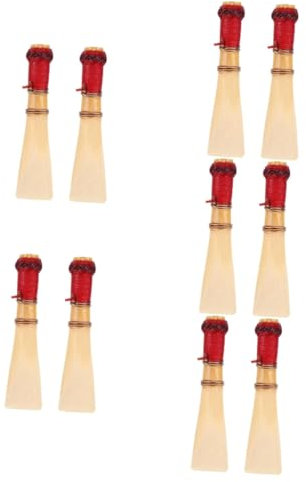Abaodam 10stücke Bassonrohre Natürlichen Materialien Langlebiges Zubehör Für Bassonspieler Für Präzise Klänge Und Einfache Handhabung