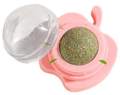 Generisch Boule à lécher à l' à chat - Décoration murale comestible - Jouet pour chat - Favorise la santé et le jeu interactif